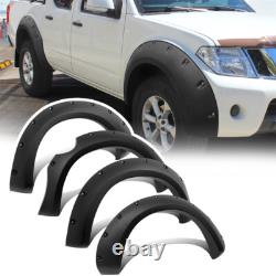 Wide Wheel Arches Fender Flares Set for Nissan Navara D40 2011-2014 D/cab Pickup
