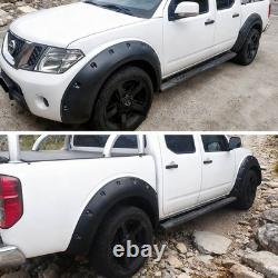 Wide Wheel Arches Fender Flares Set for Nissan Navara D40 2011-2014 D/cab Pickup