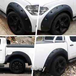 Wide Wheel Arches Fender Flares Set for Nissan Navara D40 2011-2014 D/cab Pickup