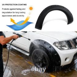 Wide Wheel Arches Fender Flares Set for Nissan Navara D40 2011-2014 D/cab Pickup