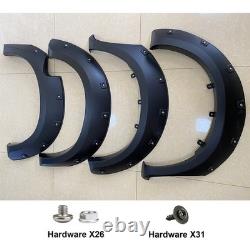 Wide Wheel Arches Fender Flares Styling For Toyota Hilux MK6 MK7 2005-2014 4Door