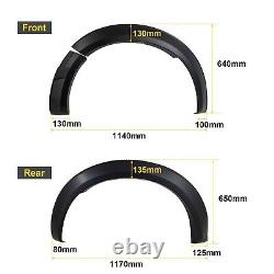 Wide Wheel Arches Fender Flares Trim For Ford Ranger 2023-2024 Tremor Platinum