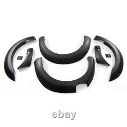Wide Wheel Arches Fender Flares Upgrade Matte Black For Ford Ranger T8 2019-2022