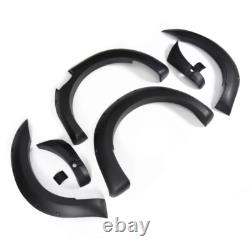 Wide Wheel Arches Fender Flares Upgrade Matte Black For Ford Ranger T8 2019-2022