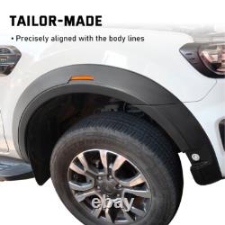 Wide Wheel Arches Fender Flares With Sensor Holes for Ford Ranger 2019-2022 T8