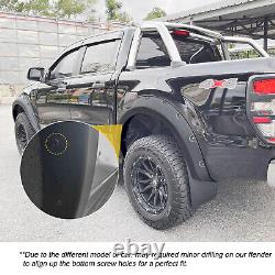 Wide Wheel Arches Fender Flares for Ford Ranger 2015-2018 T7 Limited Wildtrak