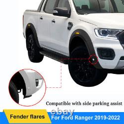 Wide Wheel Arches Fender Flares for Ford Ranger 2019-2022 With PDC Sensor Hole