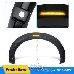 Wide Wheel Arches Fender Flares for Ford Ranger 2019-2022 With PDC Sensor Hole