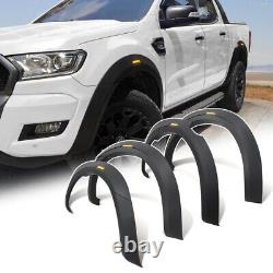 Wide Wheel Arches Fender Flares with LED Light for Ford Ranger 2015-2023 T7 T8