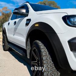 Wide Wheel Arches Fender Flares with LED Light for Ford Ranger 2015-2023 T7 T8