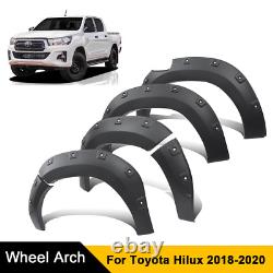 Wide Wheel Arches Flares Kit for Toyota Hilux 2018 2019 2020 Invincible Active