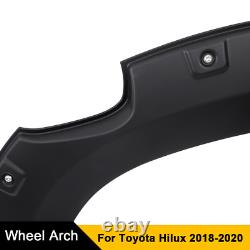 Wide Wheel Arches Flares Kit for Toyota Hilux 2018 2019 2020 Invincible Active