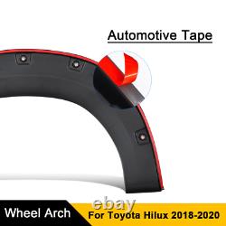 Wide Wheel Arches Flares Kit for Toyota Hilux 2018 2019 2020 Invincible Active