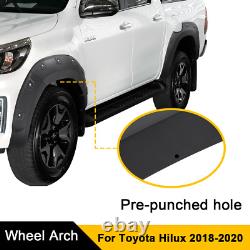 Wide Wheel Arches Flares Kit for Toyota Hilux 2018 2019 2020 Invincible Active