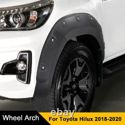 Wide Wheel Arches Flares Kit for Toyota Hilux 2018 2019 2020 Invincible Active