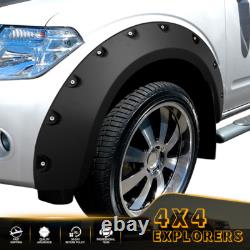 Wide Wheel Arches For Nissan Navara D40 2011-2014 Double Cab Matte Black