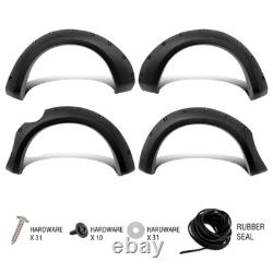 Wide Wheel Arches For Nissan Navara D40 2011-2014 Double Cab Matte Black