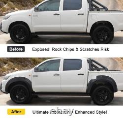 Wide Wheel Arches Kit For Toyota Hilux Vigo 2005-2014 Double Cab Matte Black