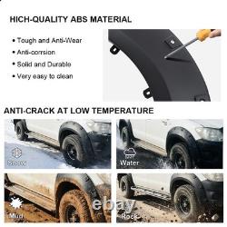 Wide Wheel Arches Kit For Toyota Hilux Vigo 2005-2014 Double Cab Matte Black
