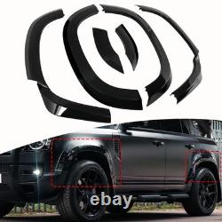 Wide Wheel Arches Kit Set For Land Rover Defender 110 L663 2020+ Gloss Black Uk