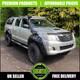 Wide Wheel Arches Monster Look Matte Fits Toyota Hilux 2012-2015 Fenders 6 Wide