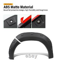 Wide Wheel Arches for Toyota Hilux 2018-2020 Matte Black Fender Flares Body Kit