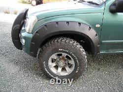 Wide fender flares wheel arches for ISUZU D-MAX Chevrolet Holden Rodeo 4-door