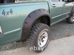 Wide fender flares wheel arches for ISUZU D-MAX Chevrolet Holden Rodeo 4-door