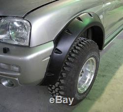 Wide fender flares wheel arches for MITSUBISHI L200 19962005 2-door K74