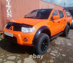 Wide fender flares wheel arches for MITSUBISHI L200 2010-2014 4-DOOR facelift