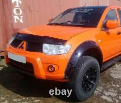 Wide fender flares wheel arches for MITSUBISHI L200 2010-2014 4-DOOR facelift