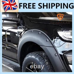 Wildtrak Wheel Arch Fender Flares Wide Body Kit Set For Ford Ranger T7 2015-2018