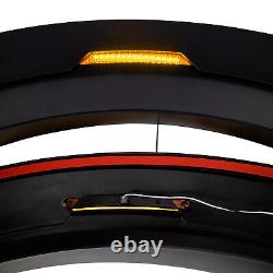 With LED Light for Ford Ranger 2015-2022 T7 T8 Wheel Arches Wide Flares Kit Trim