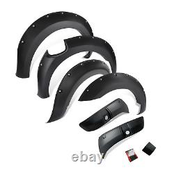 With Park Assist Wide Wheel Arch Fender Flares For Ford Ranger T8 19-22 Black