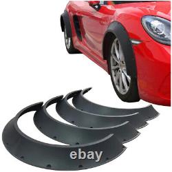 1 Ensemble de passages de roues en plastique flexible durable pour carrosserie large, arches de roues universelles