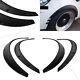 2.75/70mm Universal Flexible Car Fender Flares Extra Wide Body Wheel Arches Blk