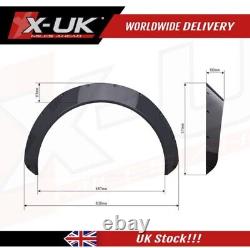 2X 3,9 10cm Ailes de garde-boue universelles pour muscle car, extra larges et arches de roue.