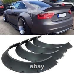 4 pièces d'élargisseurs d'ailes de carrosserie extra larges pour Audi A5 S5 A4 A6