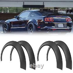 4 pièces d'élargisseurs d'ailes de garde-boue Kit carrosserie extra large pour passages de roue 4,5 pour Ford Mustang GT GTS