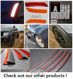 4 pièces d'extension de garde-boue universelle JDM en PVC large