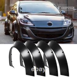 4PCS Pour Mazda 3 Speed3 Élargisseurs d'Ailes Kit de Carrosserie Extra Large Arches de Roue À Fixer