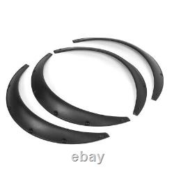 4pcs 90mm 3.5in Ailes de garde-boue flexibles larges pour roues Brow Arches Splatter Guards