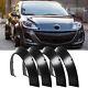 4pcs Pour Mazda 3 Speed3 Fender Flares Extra Wide Body Kit Roue Arches Bolt-on