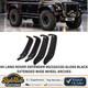 4x Arches De Roue Larges &eacute;tendus En Noir Brillant Pour Land Rover Defender 90/110/130