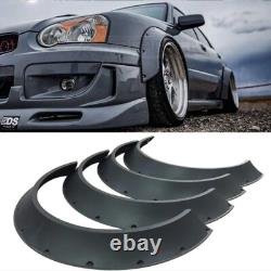 4x Élargisseurs d’ailes universels flexibles 4 extra larges kit carrosserie concave