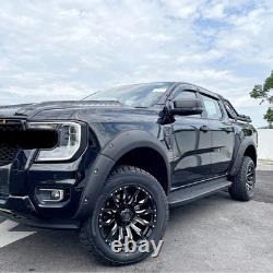 6 pièces d'élargisseurs d'ailes larges, kits carrosserie pour Ford Ranger 2023-2024 T9
