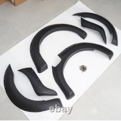 6 pièces d'élargisseurs d'ailes noirs pour kit de carrosserie pour Ford Ranger T7 2016-2018