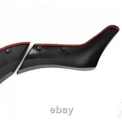 6 pièces élargisseurs d’ailes larges kit carrosserie noir pour Ford Ranger T6 2012-2015