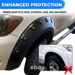 Accessoires d'élargisseurs d'ailes à roues larges Rivet pour Toyota Hilux MK7 2005-2014