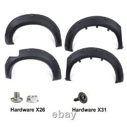 Accessoires d'élargisseurs d'ailes à roues larges Rivet pour Toyota Hilux MK7 2005-2014
